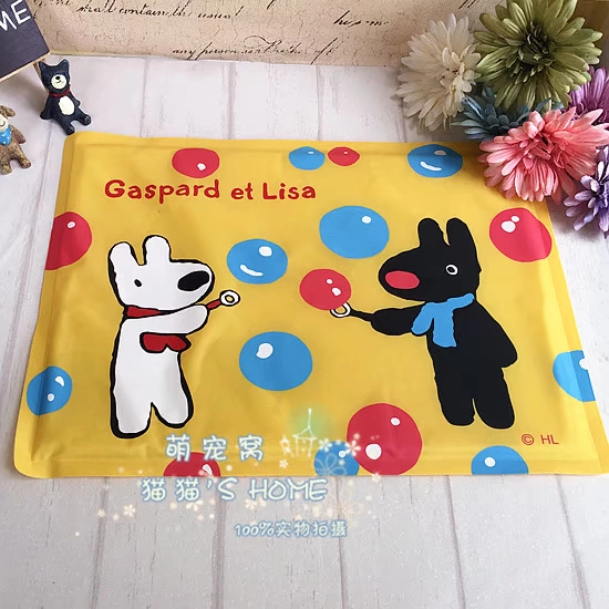 Phim hoạt hình Dâu Vịt Con Vật Nuôi Ice Pad Mùa Hè Chó Mat Mat Mùa Hè Làm Mát Cát Teddy Hàng Hóa