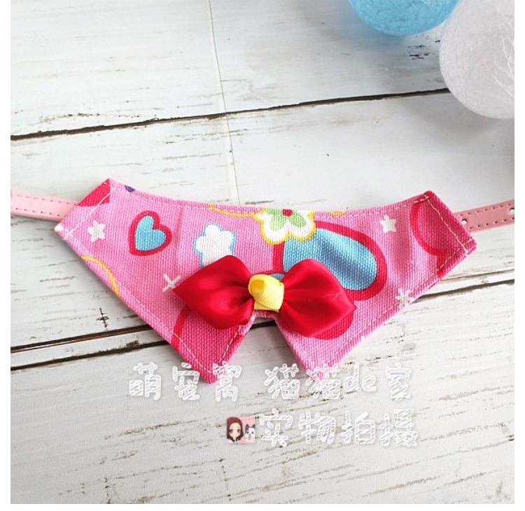 Nhiều màu giả bow tie Mèo và con chó cổ áo pet nhu yếu phẩm hàng ngày kéo tam giác khăn bib collar necklace Teddy jewelry 	bát ăn đôi cho mèo	