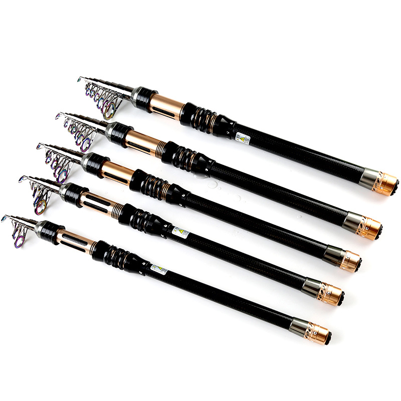 1 8-3 0 meter telescopic sea rod throwing rod Sea fishing throwing rod Super hard long throw rod Fishing portable mini short section fishing rod