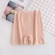 Quần an toàn Q345 chống chói nữ mùa hè mới ren khâu bông bảo hiểm quần short quần legging XL - Quần tây thường