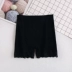 Quần an toàn Q345 chống chói nữ mùa hè mới ren khâu bông bảo hiểm quần short quần legging XL - Quần tây thường Quần tây thường