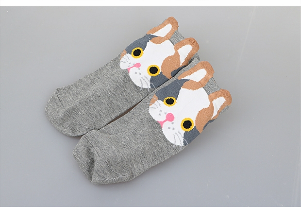 Y24-7 vớ hoạt hình vớ nữ vớ nữ sinh viên cotton vớ động vật ba chiều sáng tạo cá tính vớ vớ cao cổ