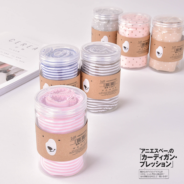 Quần cotton thân thiện với da Y10-3 Quần lót nữ tam giác đồ lót Nhật Bản mid-cotton thoáng khí chống rò rỉ 6 màu quần lót bé gái