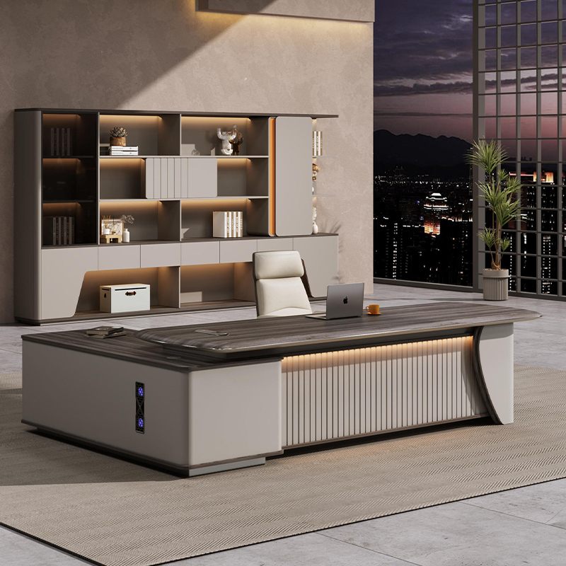 Luxury Executive Desk Set with a High-End Feel, Manager and Ceo Desk and Chair Combination, Chairman's Office Executive Desk Luxury Executive Desk Set with a High-End Feel, Manager and Ceo Desk and Chair Combination, Chairman's Office Executive Desk