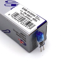 ESB 6V20W microscope bulb G4 pin plated blue and white light halogen lamp bead rice bubble tungsten halogen lamp