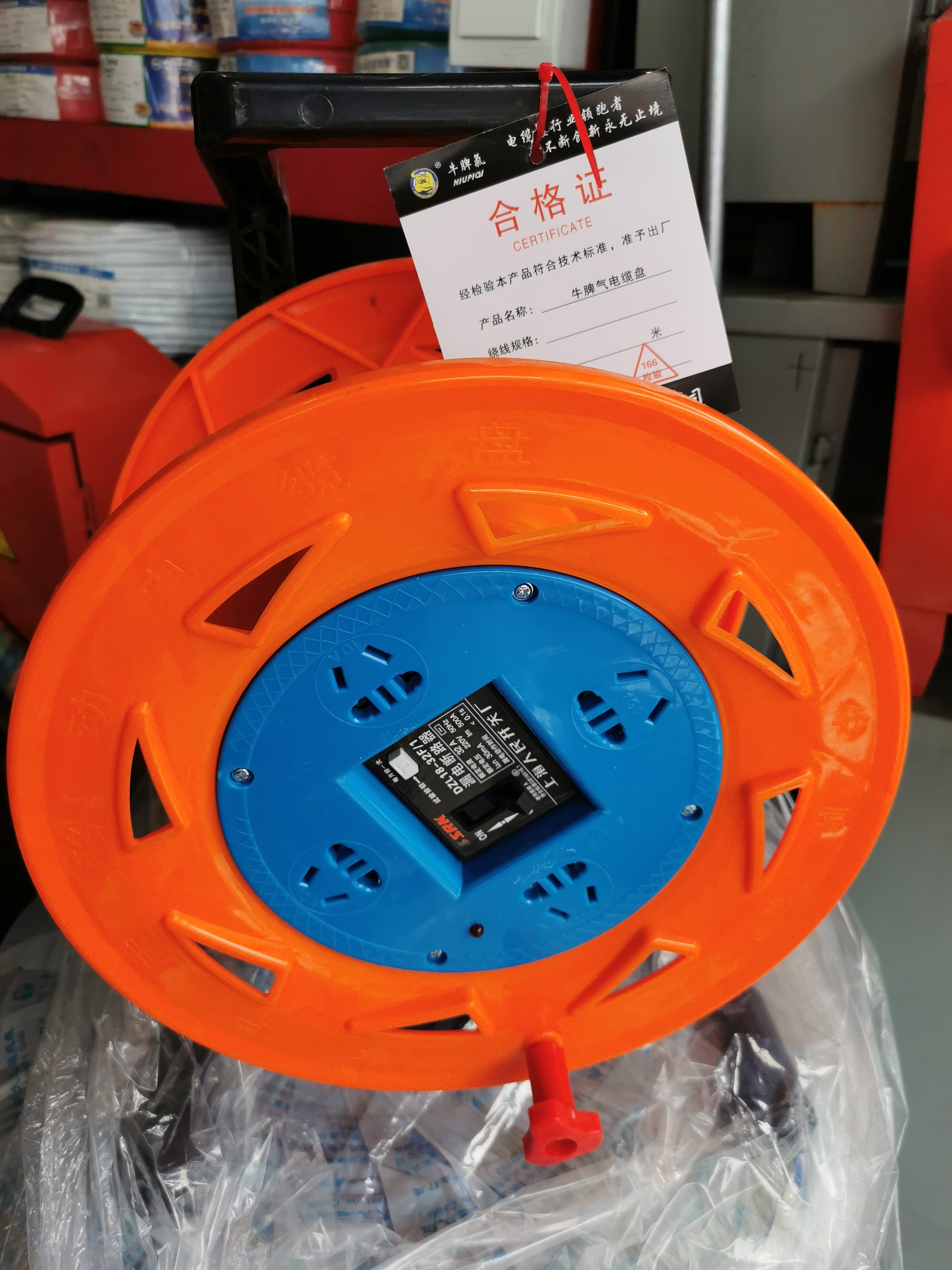 Mobile coil reel Wheeled cable winding reel Removable explosion-proof socket without wire Empty disc Mobile power outlet