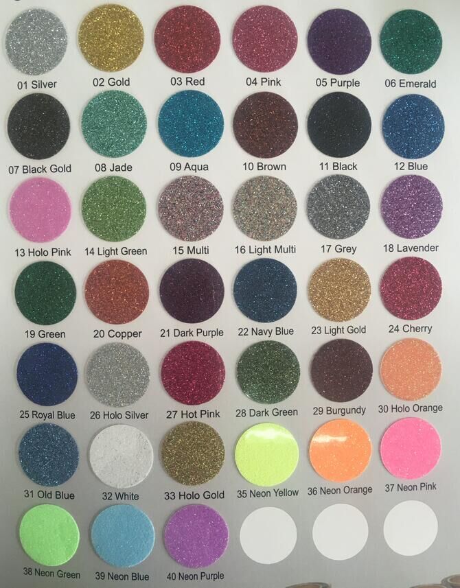 Onion powder flash thermal transfer lettering film Glitter thermal transfer Glitter lettering film