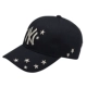 Authentic Mũ lưỡi trai MLB Hàn Quốc Mũ lưỡi trai Nam và nữ Stars Bees Festival Hip-hop 18 New NY Hat Sunscreen - Bóng chày