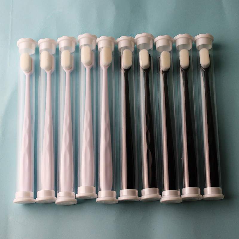 10 adult 10,000-bristle soft bristle toothbrush Family household ultra-soft ultra-fine independent portable bamboo charcoal gingival toothbrush