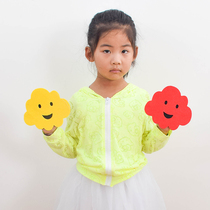 Smiley face clouds hand props dance props sports meeting opening ceremony entrance props children dance performance props