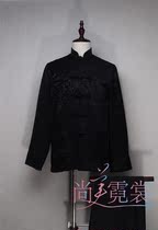 Middle-aged Chinese Tang costume film and television sketch role-playing clothing Grandpa rich man clothing Beijing rental