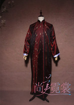 Crosstalk male adult performance performance clothing Crosstalk clothing dress gown coat robe jacket Beijing rental