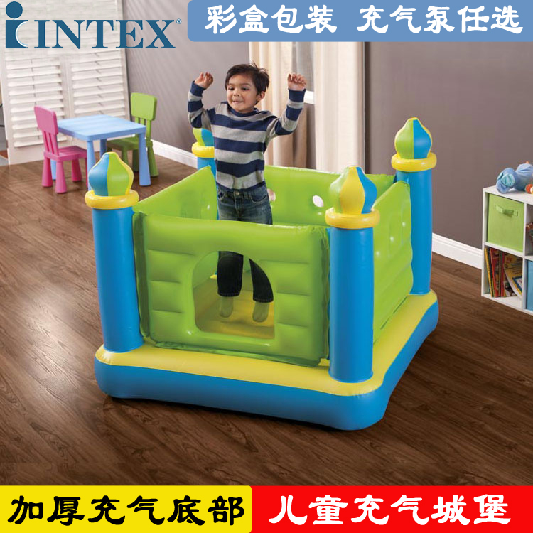 Electric pump INTEX48267 Jumping fun sports ground Trampoline inflatable trampoline ball pool