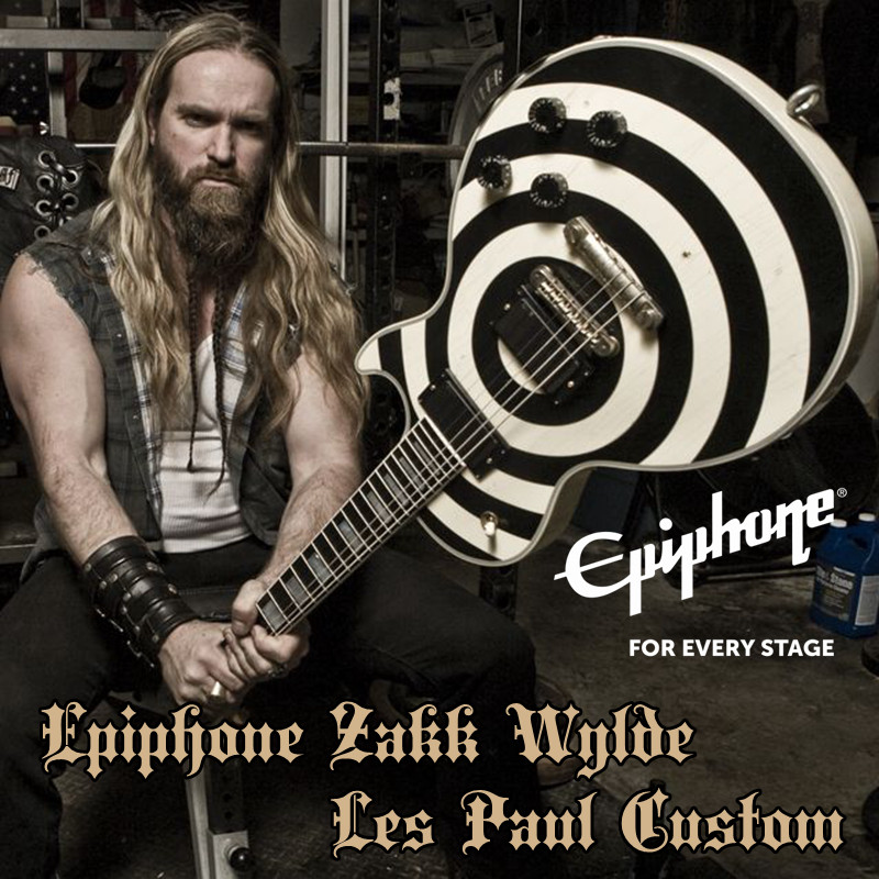 Epiphone Zakk Wylde Les Paul Custom Heavy Metal Signature Limited Electric Guitar