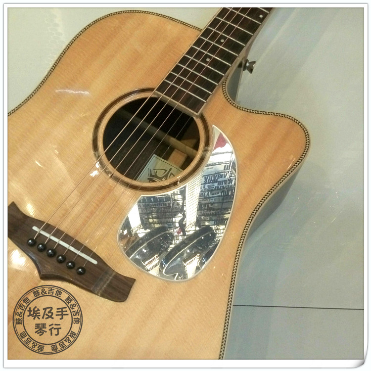 Guitar DIY Accessories Texture Acrylic material Folk Guitar Mirror Guard Board Wood Guitar Sweep string protective board
