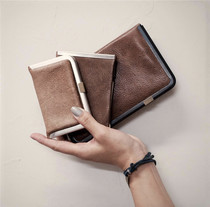 8 fold Japanese craftsmen make six coup notebook passport wallet