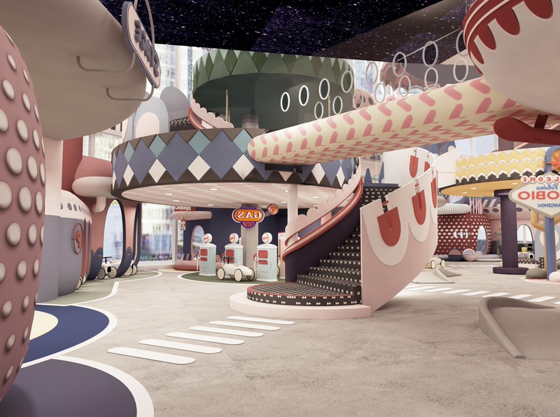 Shenzhen Nairbao Interior Layout Planning and Design Renderings 8,500 Square Meters Pdf