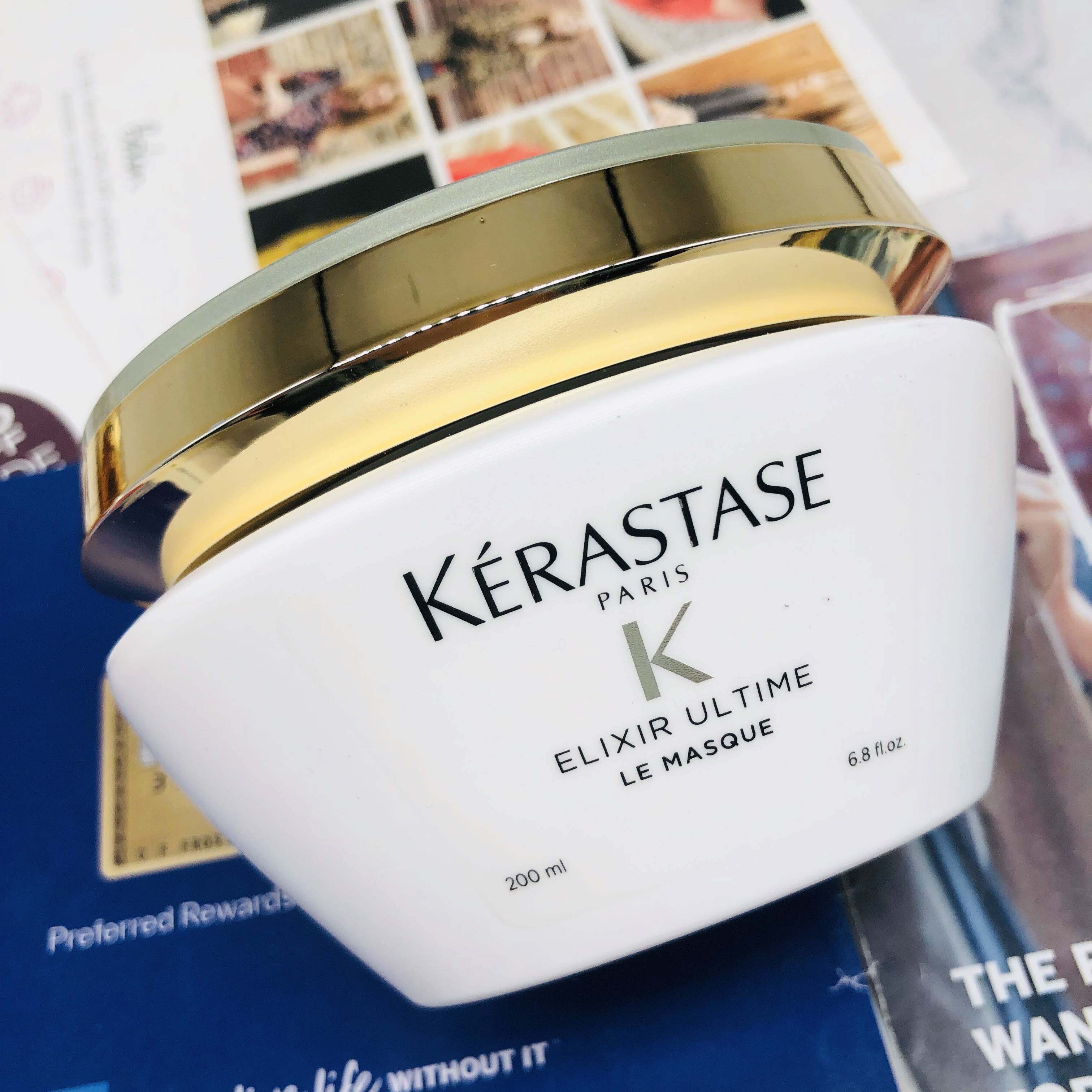 New packaging Paris Kashi kerastase pure moisturizing hair mask fairy golden oil hair mask 200ml inverted film