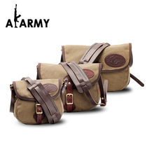 Reconciled Frost River classic shoulder Cross bag American retro canvas bag men and women Shell oil wax bag