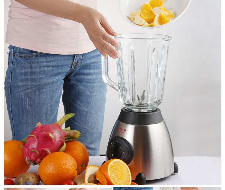 máy ép chậm unold Đa chức năng trái cây nhỏ ép nước ép trái cây máy trộn cầm tay máy nấu rau quả thủy tinh mới máy xay đồ ăn dặm cho bé