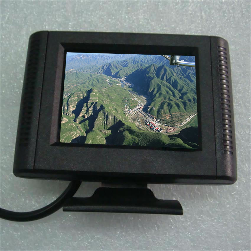 5V Mini small screen 2 5 inch 12V car display screen liquid crystal monitor commissioning analogue lens aerial photo FPV