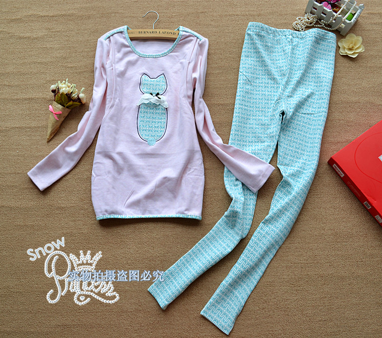 Mẹ Tim Dingxi D8797 Beibei nhung bà mẹ cho con bú đồ lót đặt ăn nhà tháng quần áo mùa thu quần áo