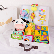  Newborn baby toy gift box Full moon gift high-end newborn set for men and women baby 100 days old creative gift