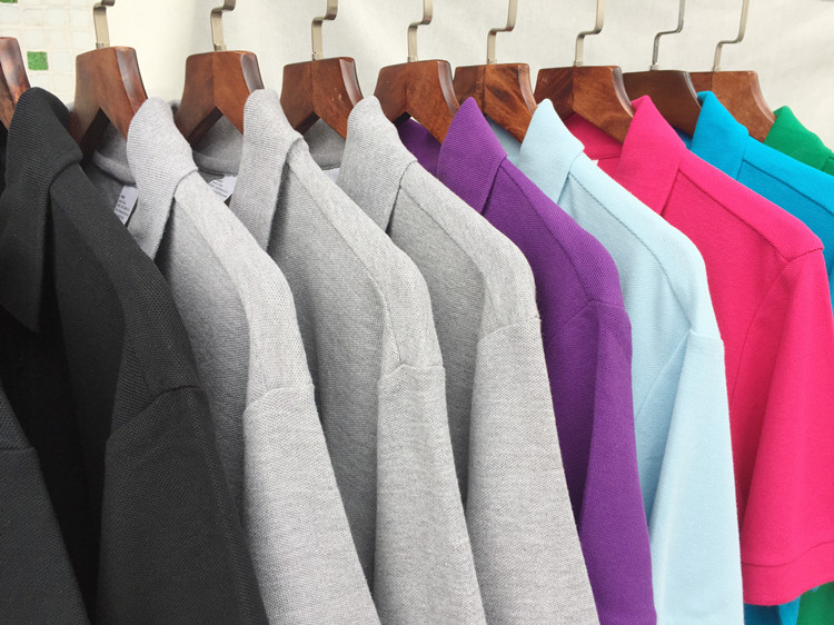 Mùa hè mới Nhật Bản áo polo ngắn tay nam tự tu luyện thương hiệu màu rắn kinh doanh áo thun thường xuyên để tăng tùy chỉnh áo thun nam có cổ lacoste
