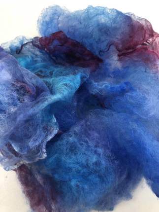 Silk Mesh Wool Felt Fiber Material Is Full of Fairy-Like Charm, a Great Partner for Wet Felting, Handmade Accessories, Fabric Re-Design