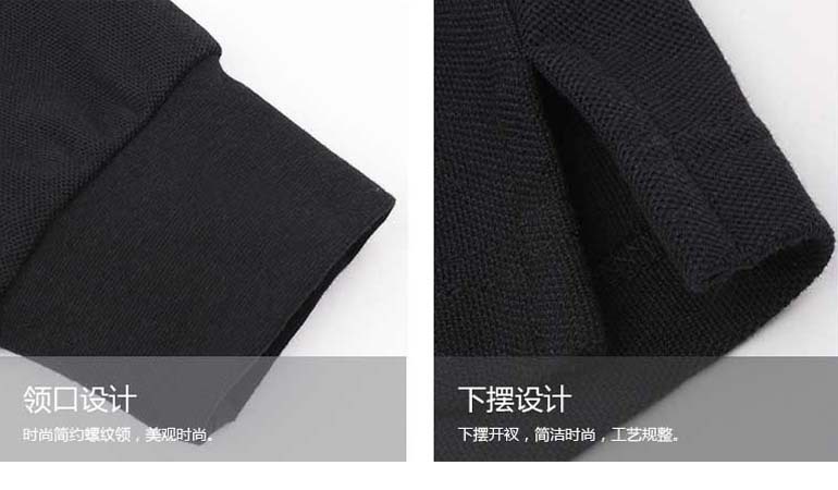 Áo sơ mi dài tay 1AD01 POLO cotton cotton Zhudi lưới 220 g rắn màu vua công sở áo thun tùy chỉnh áo kẻ nam