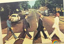  Beatles Beatles poster Nostalgic retro kraft paper poster Rock poster decorative hanging painting