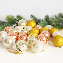  6cm Christmas Ball gift package Gift box package Christmas Shopping Mall Hotel shop Window decoration Painted special-shaped hanging ball color ball