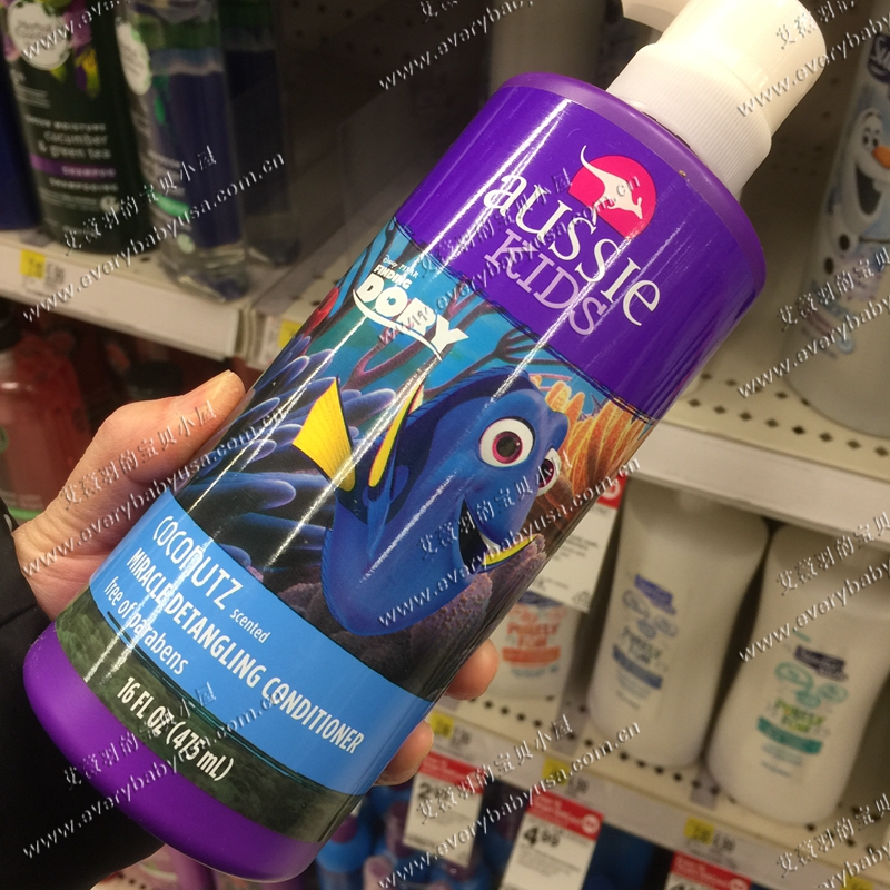 American Original Clothing Aussie Kangaroo Children Special Hair Care Vegetarian Nymo Small Fish Coconut Taste 475ml