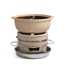 Old style mandarin hot pot soil casserole commercial Minfire ceramic special pot home charcoal outdoor hot pot soup saucepan