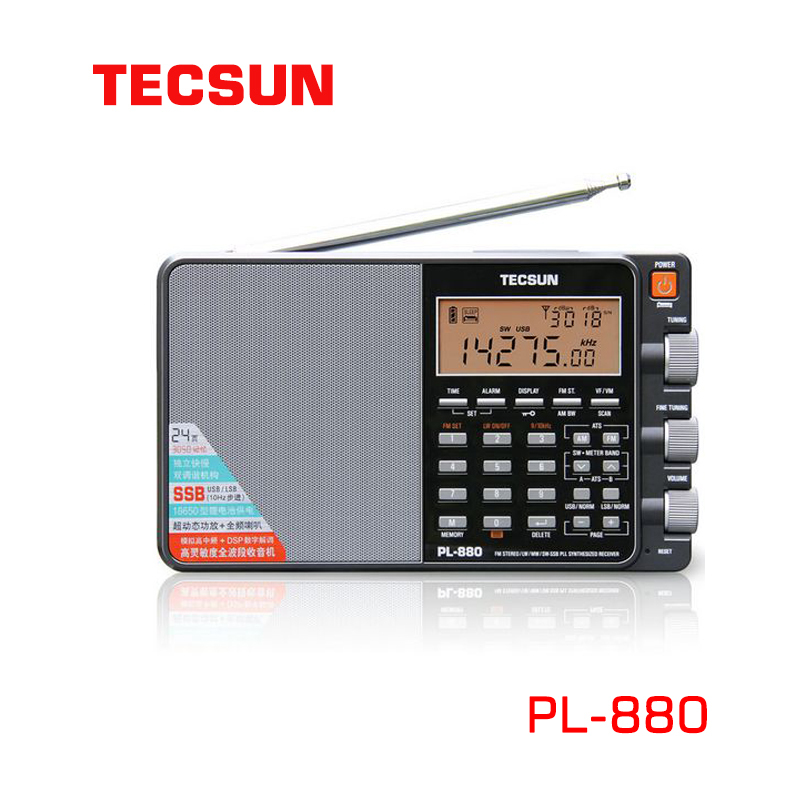 Tecsun Radio Pl-880 Portable High Sensitivity Full Band Digital Tuning Amateur Radio Tecsun Radio Pl-880 Portable High Sensitivity Full Band Digital Tuning Amateur Radio