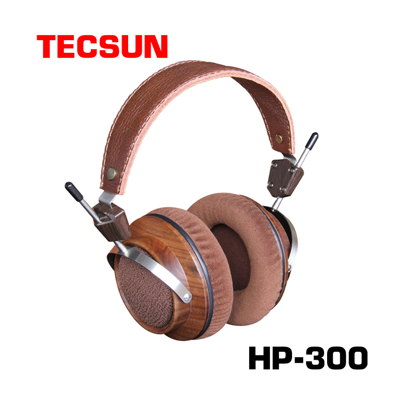 Tecsun Hp-300 Entry-Level Headphones Over-Ear 300 Ohm High-Impedance Monitoring Headphones High-Fidelity Hifi Audiophile Headphones