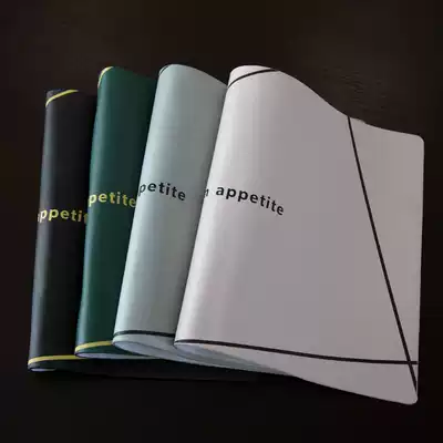 (tasteless leather new style)Nordic Japanese placemat modern simple heat insulation, waterproof, oil-proof and anti-scalding Western table mat