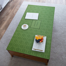 Eurostyle living room tea table cushion rectangular leather waterproof and burn-proof and oil-free TV cabinet cushion Taib home table cushion