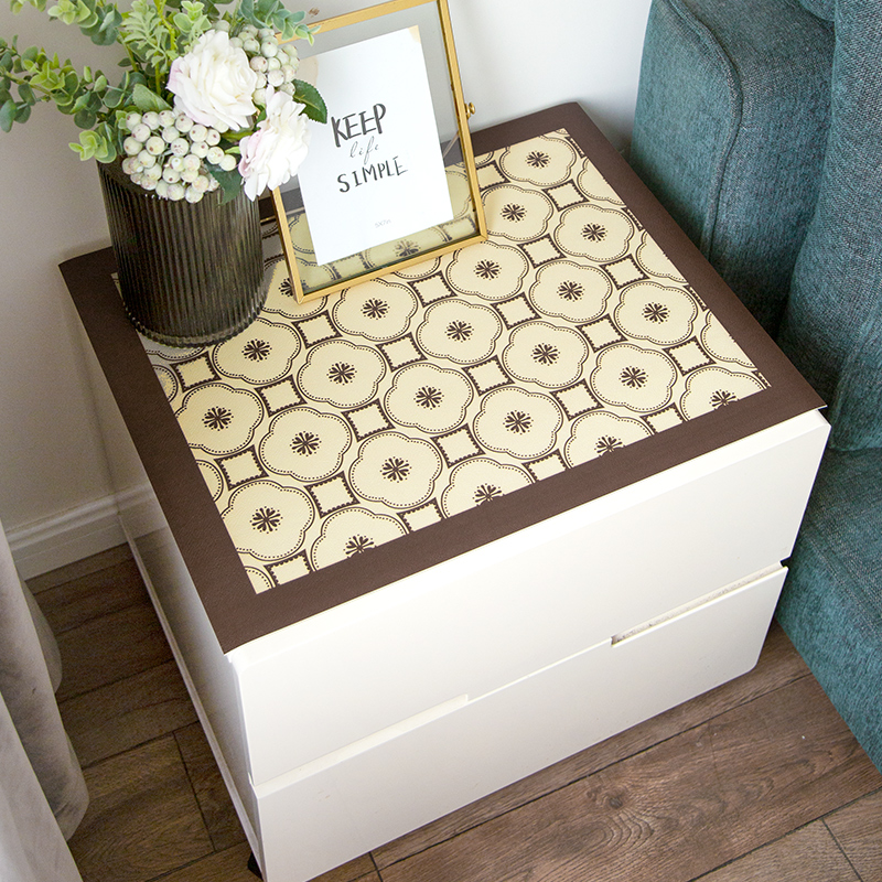 (leather bed head cabinet cushion) minimalist oil painting hotel Minjuku waterproof and anti-dust and anti-wash cover cloth customizable