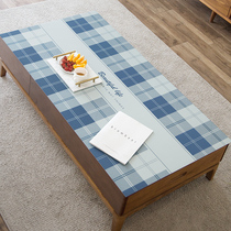 (leather tea table cushion) plums waterproof and anti-scalding tea table cover cloth table cushion for home living room dust-proof cushion can be customized