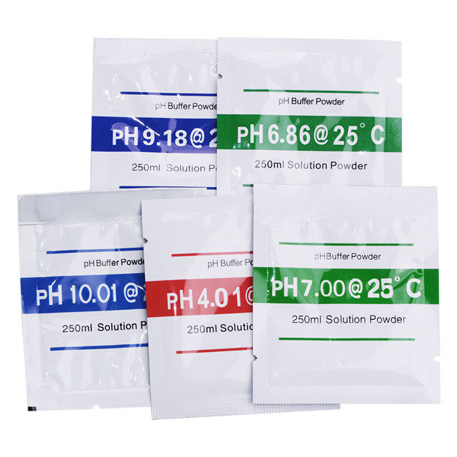 PH meter calibration solution Acidity meter PH correction Powder PH buffer calibration solution Standard solution Buffer test