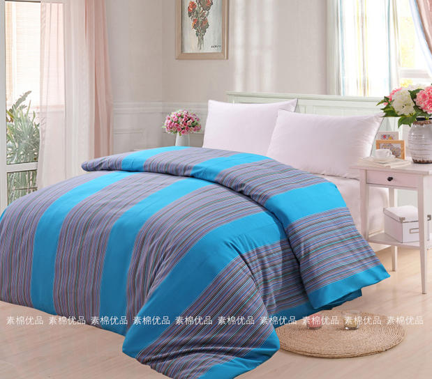 Ngụy! Chế biến! Chăn vải thô cũ bao gồm một mảnh bông mã hóa dày đôi đơn không thể đủ khả năng bóng không phai bộ chăn gối