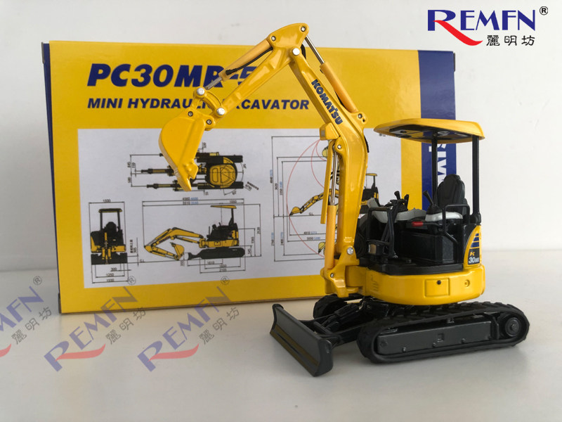 1/32 KOMATSU PC30MR-5 Komatsu Mini Excavator Alloy Car Model | eBay