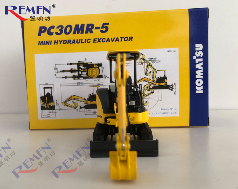 1/32 KOMATSU PC30MR-5 Komatsu Mini Excavator Alloy Car Model | eBay