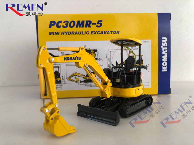 1/32 KOMATSU PC30MR-5 Komatsu Mini Excavator Alloy Car Model | eBay