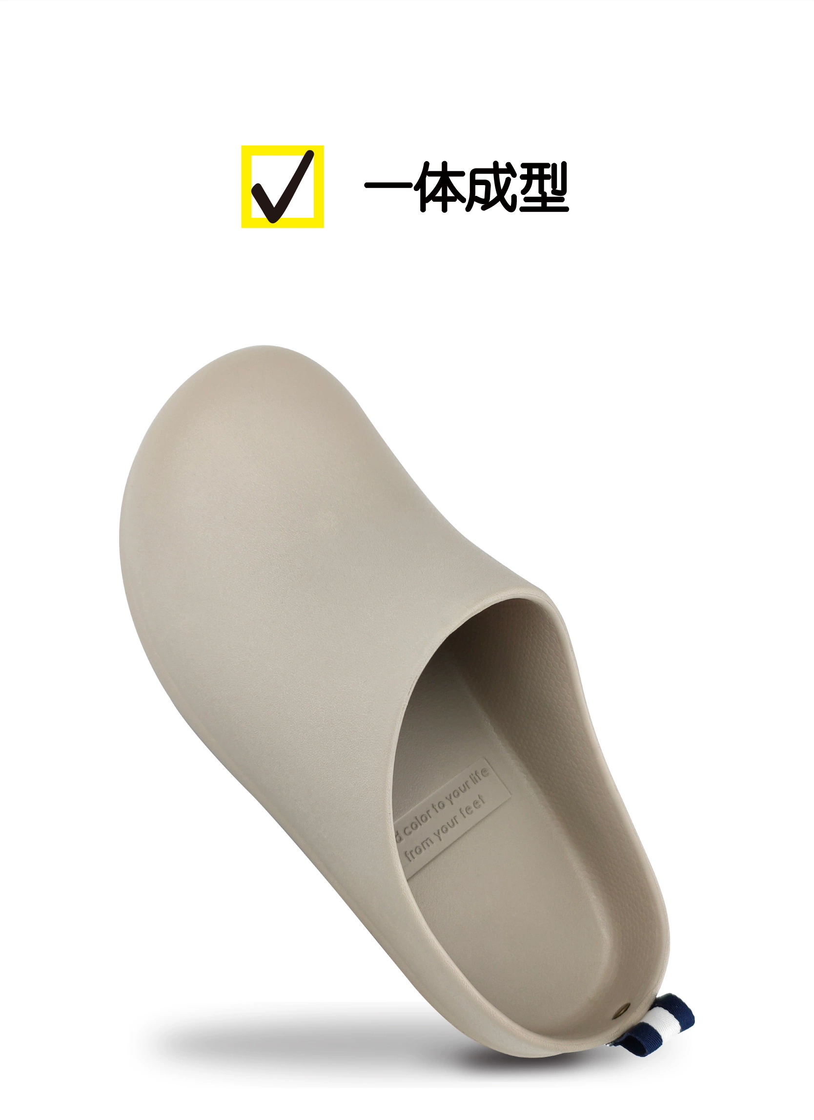 Japanese bisole Baotou half slippers eva thick-soled waterproof home wear work doctor operating room chef shoes