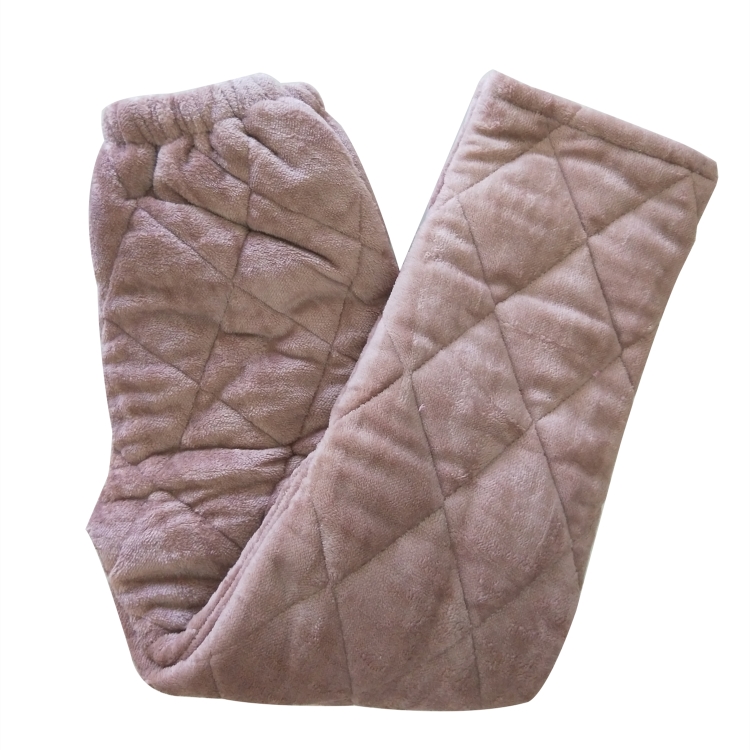 Safari ba lớp dày lông cừu san hô chần quần ngủ mùa đông nam và nữ flannel kích thước lớn thêm dày nhà ấm quần kaki nam ống đứng