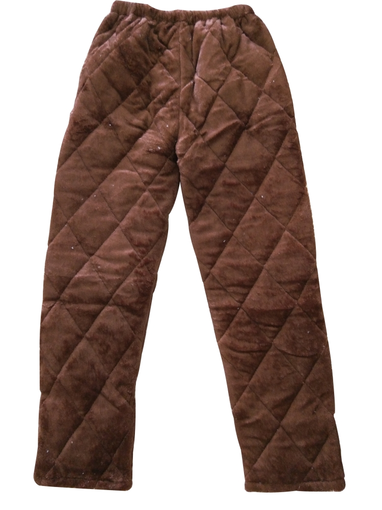 Ba lớp dày san hô lông cừu nhồi bông pyjama mùa đông quần nam và nữ flannel kích thước lớn thêm dày ấm quần thường nhà quần tây
