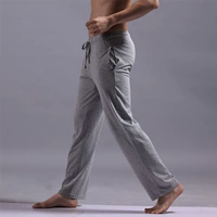 Asianbum 2017 xuân mới quần nam pyjama cotton eo thấp nhà giản dị quần rộng mồ hôi do lot nam dep