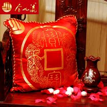 Jin Jiaying 100% silk autumn quilt pillow dual-use handmade long silk single quilt can be used as a cushion